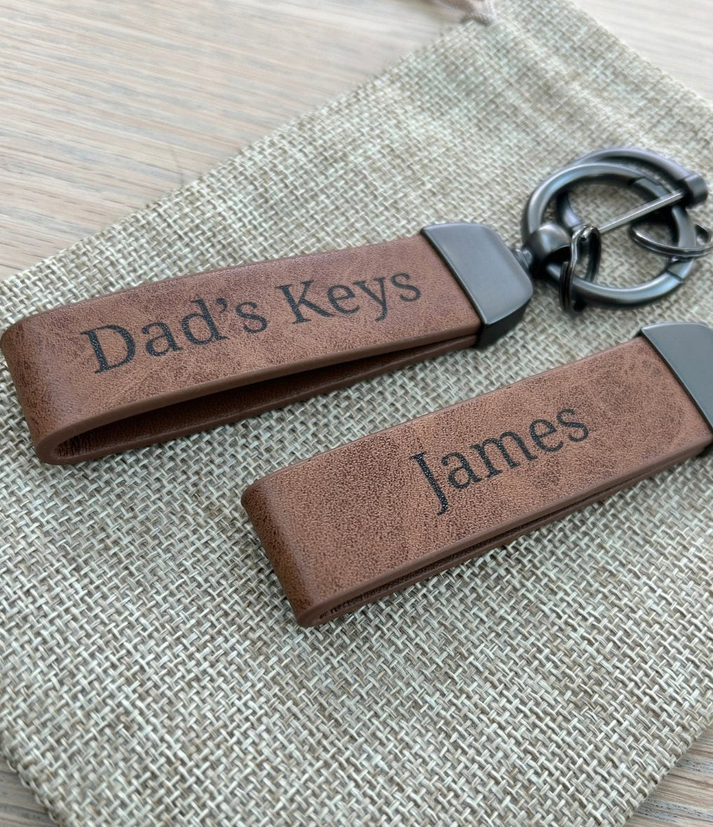 Personalised Loop Keyring
