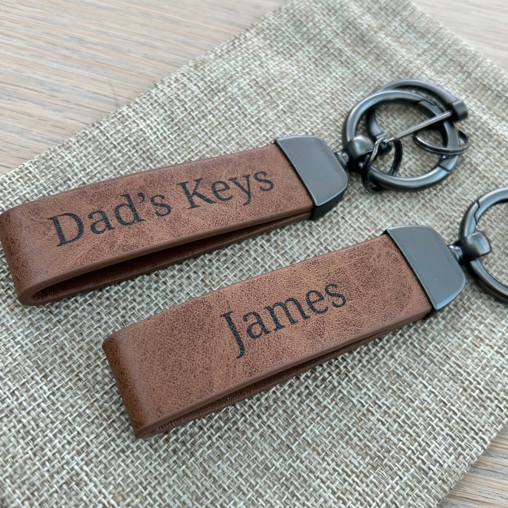 Personalised Loop Keyring