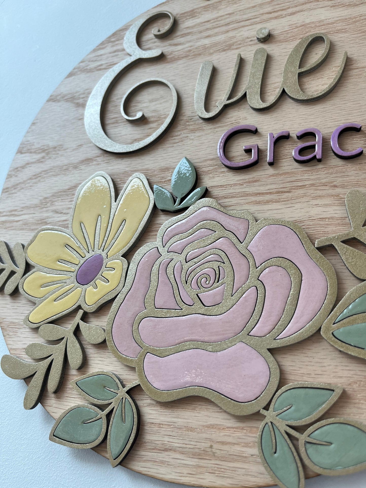 Personalised Wooden Name Sign