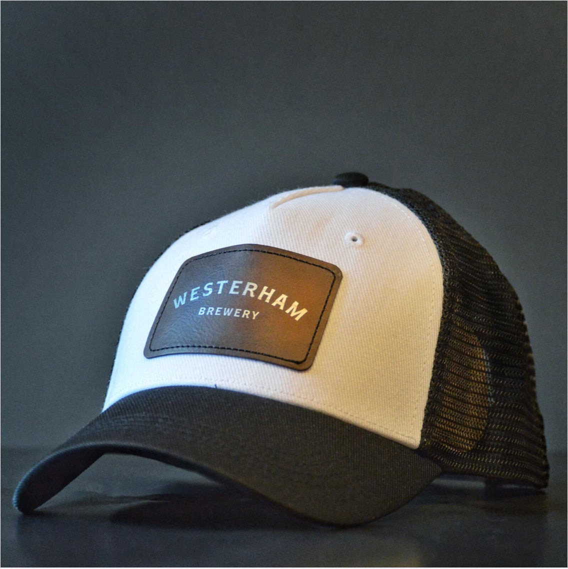 Branded Trucker Caps – Custom Engraved Leather-Look Patch