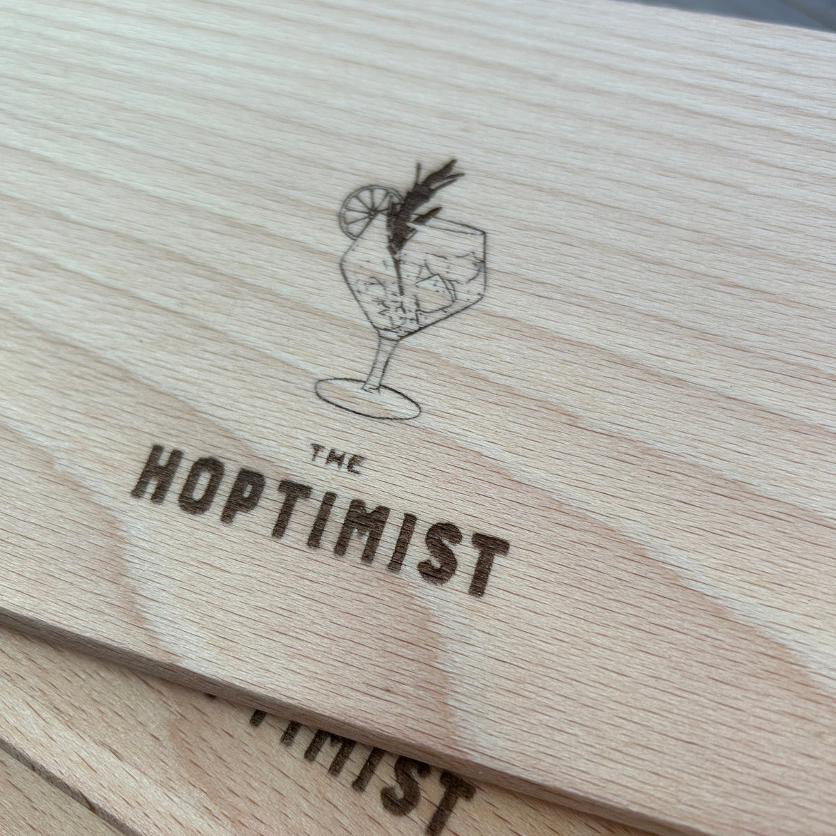 Branded Small Wooden Serving Boards – Custom Logo Engraving