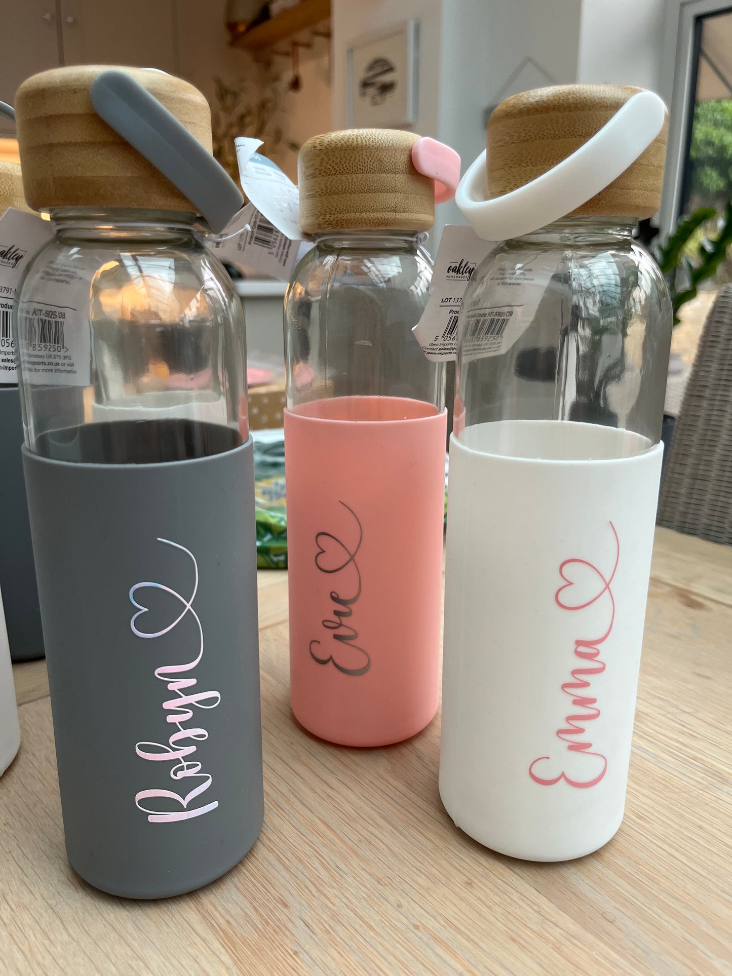 Personlised Water Bottles with Silicone Sleeve