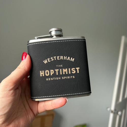 Branded Hip Flask - Custom Logo Engraving