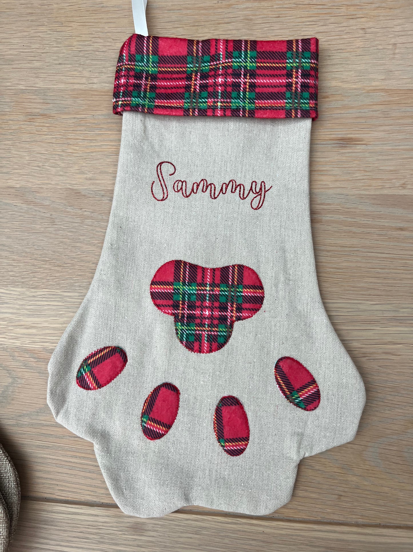 Pet Personlised Christmas Stocking