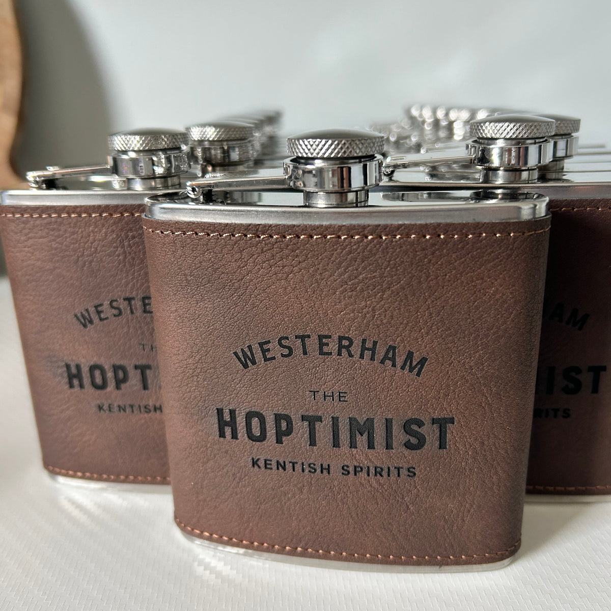 Branded Hip Flask - Custom Logo Engraving