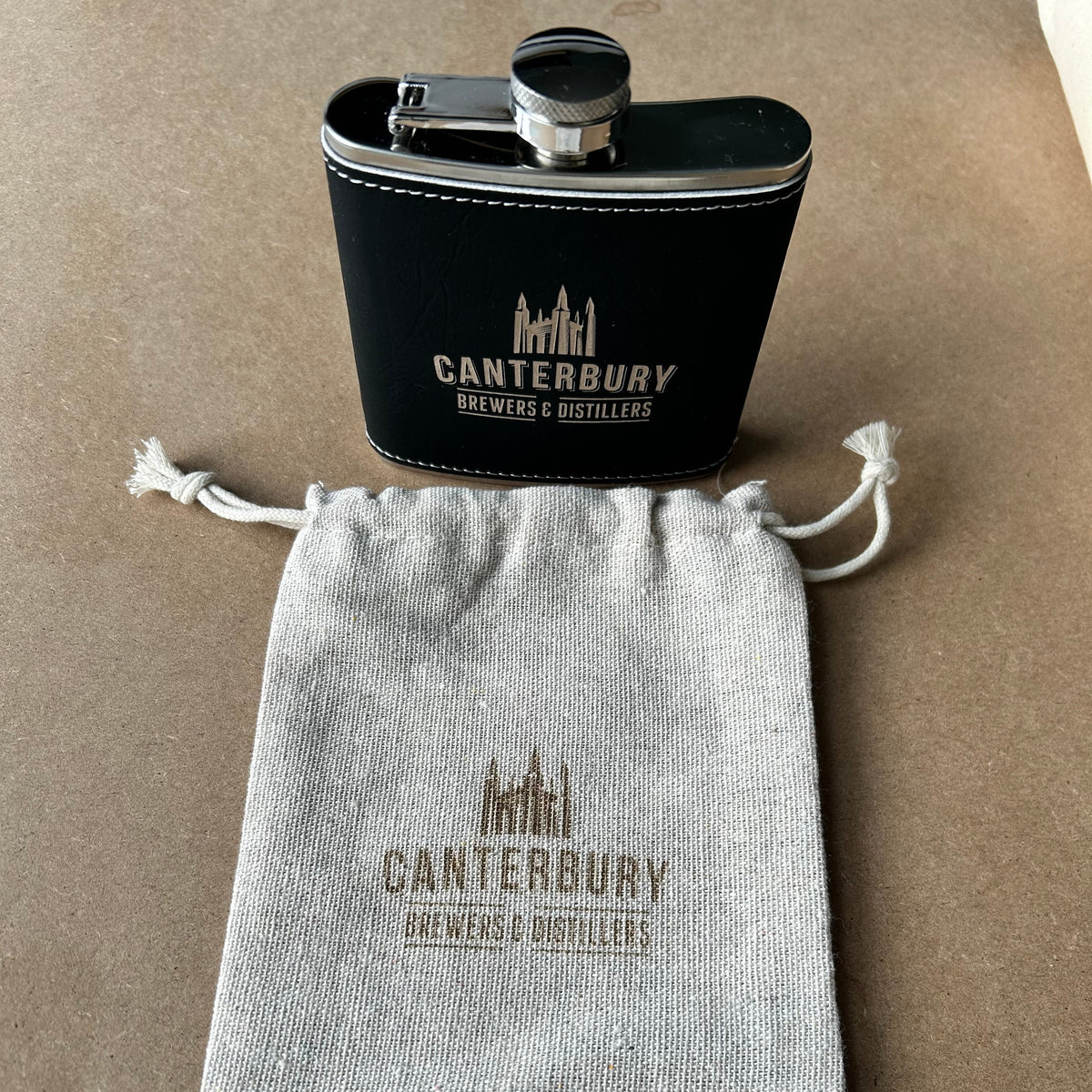 Branded Hip Flask - Custom Logo Engraving