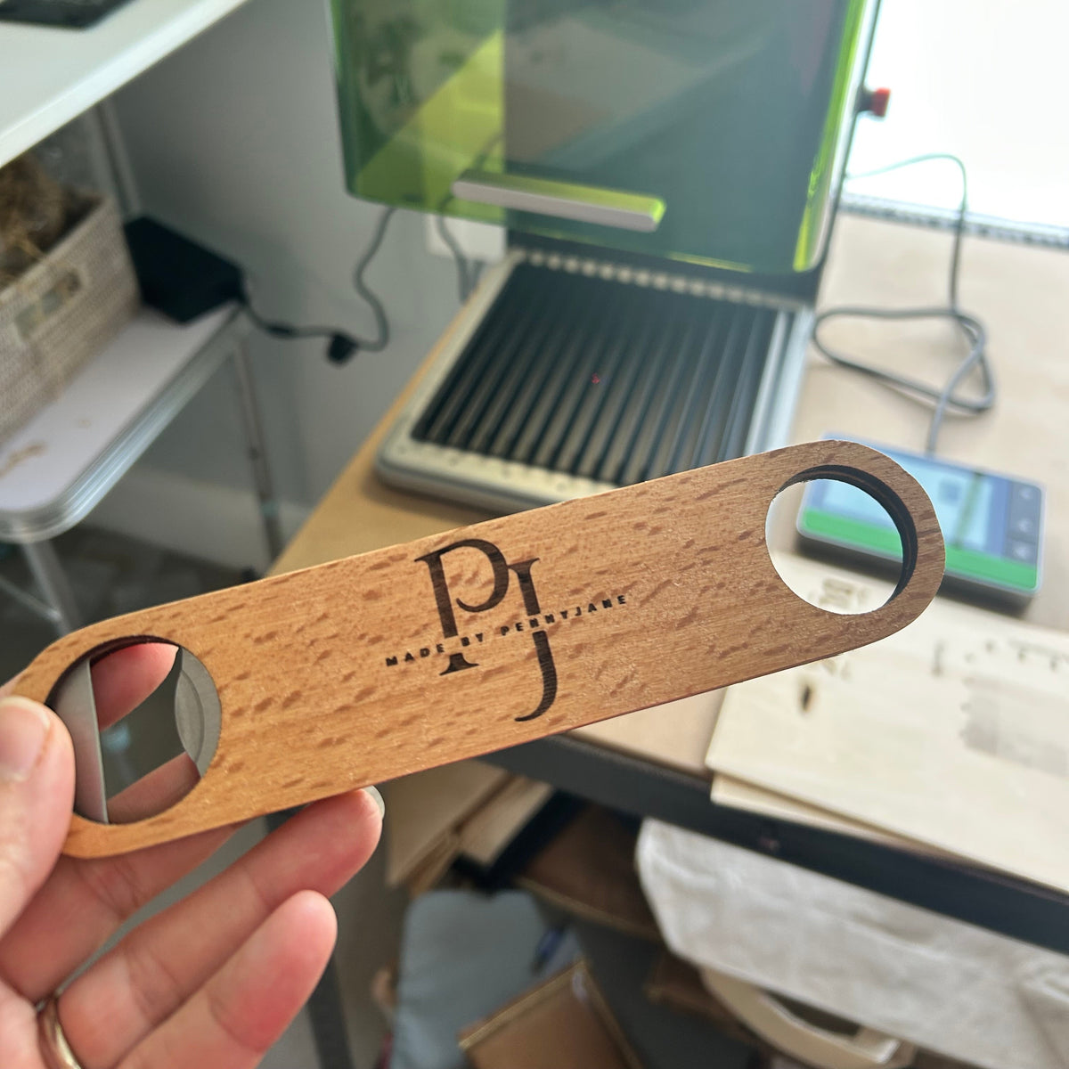 Branded Wooden Bar Blades – Custom Logo Engraving