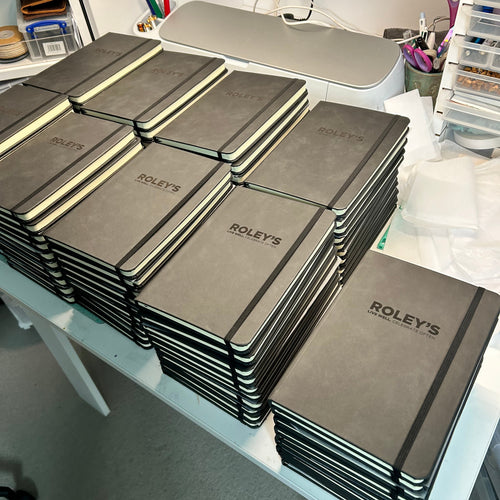 Branded A5 Hardback Notebooks – Custom Logo Engraving