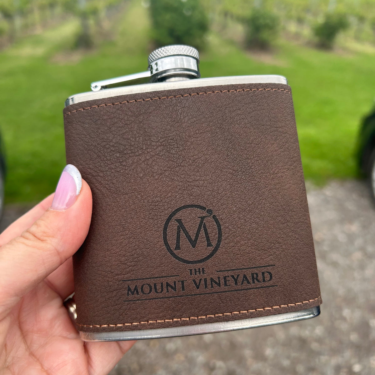 Branded Hip Flask - Custom Logo Engraving
