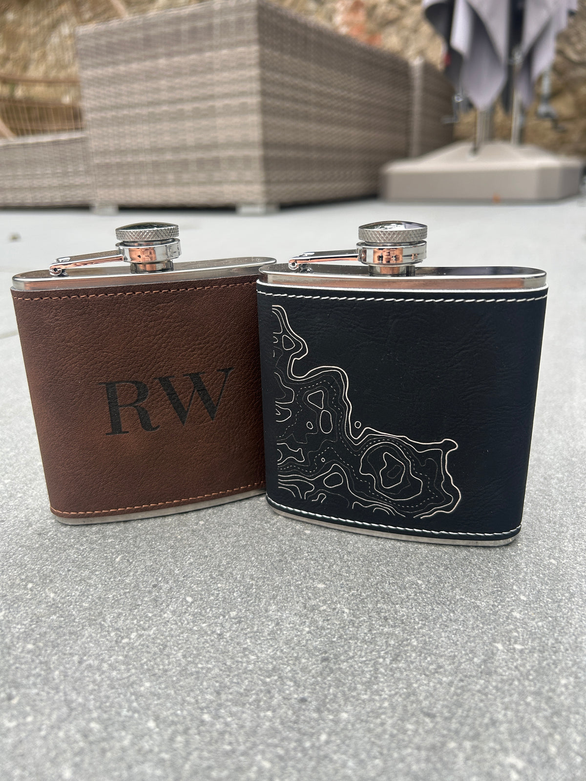Engraved Hip Flask