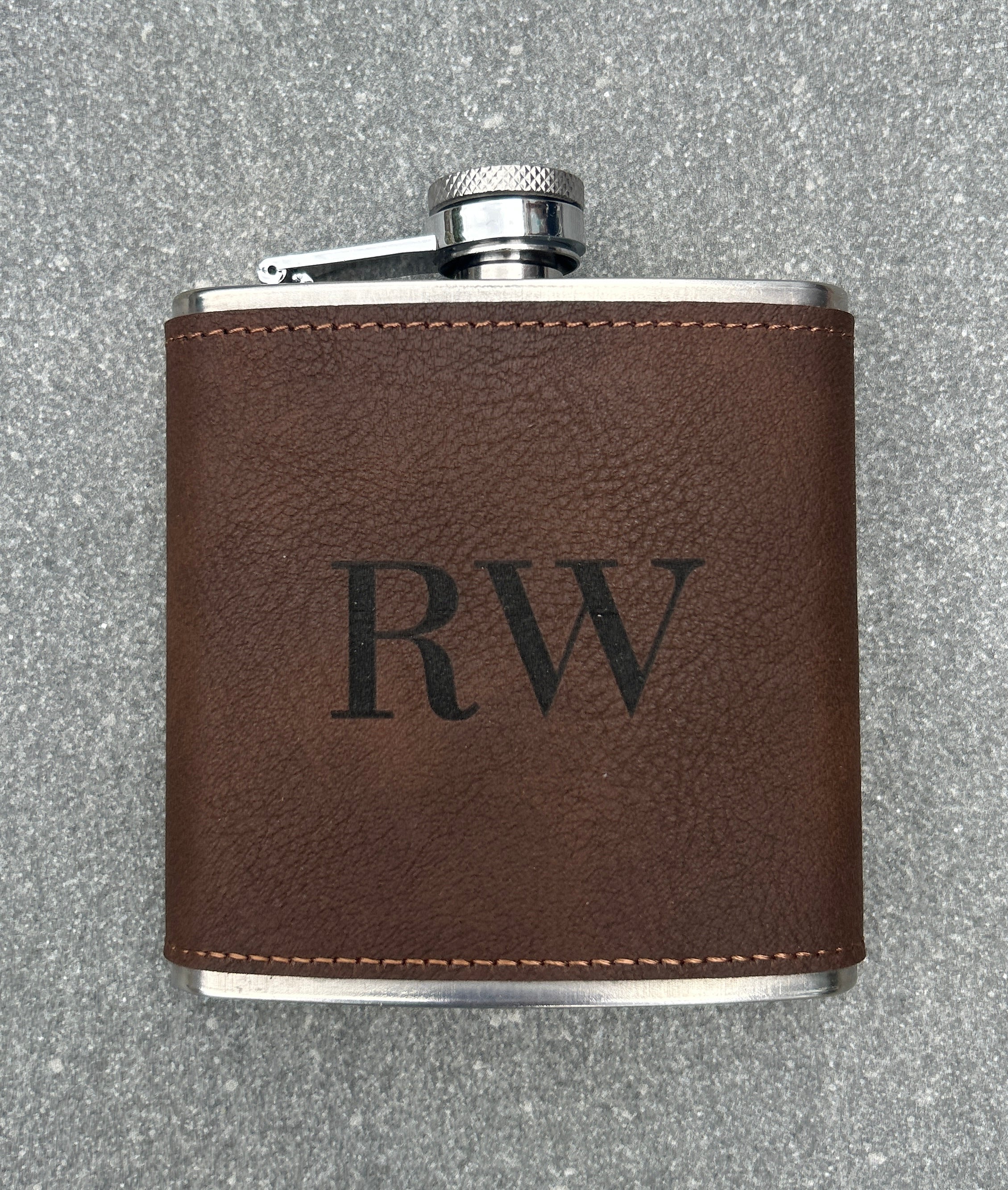 Engraved Hip Flask