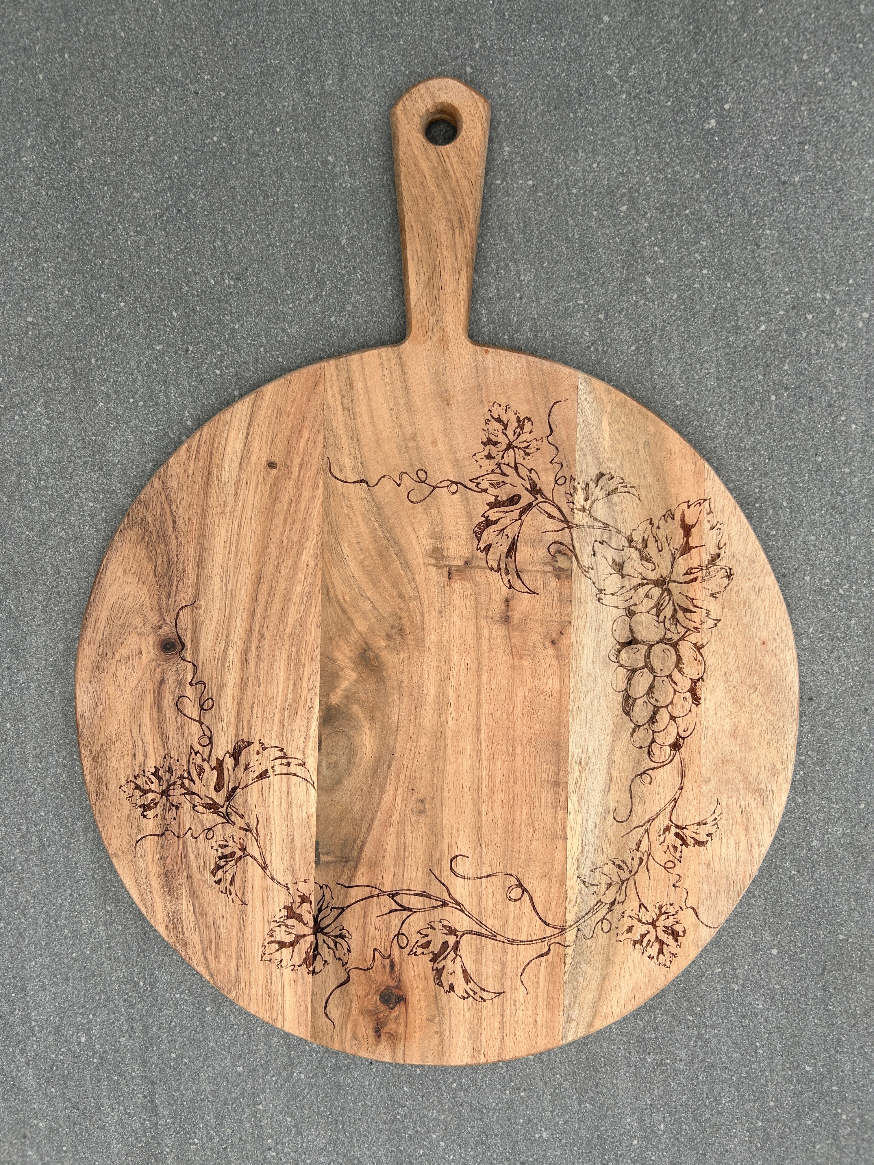 Engraved Acacia Pizza Board