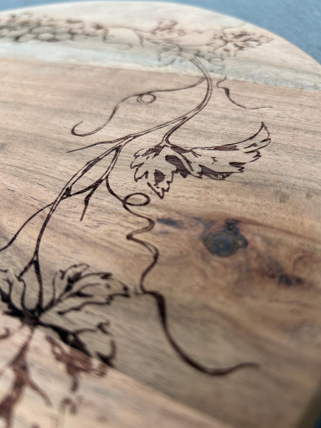 Engraved Acacia Pizza Board