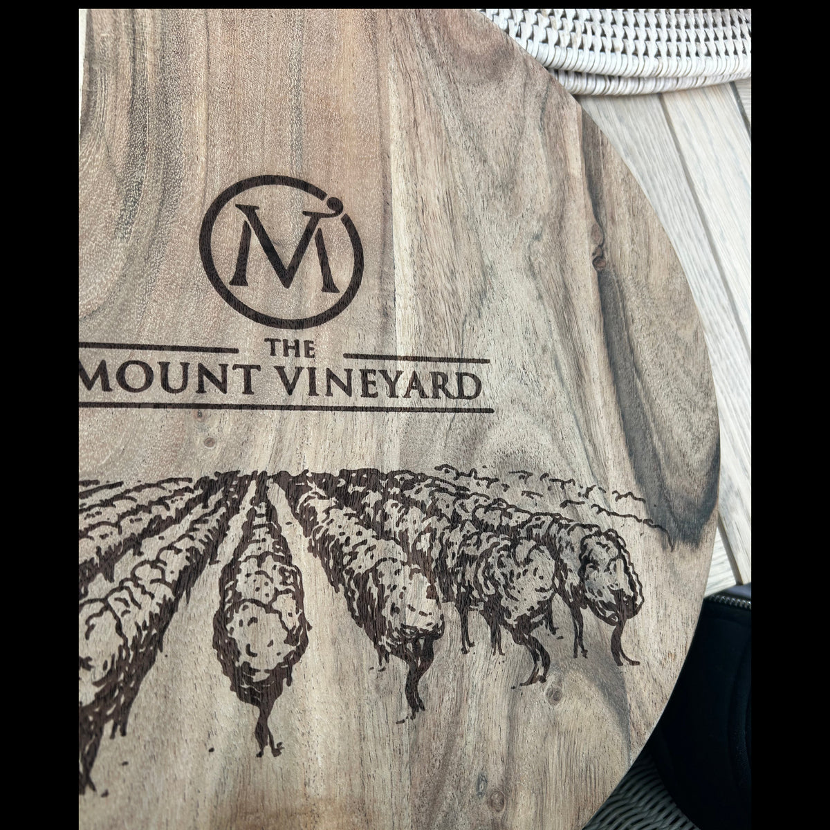 Branded Acacia Wood Serving Boards – Custom Logo Engraving