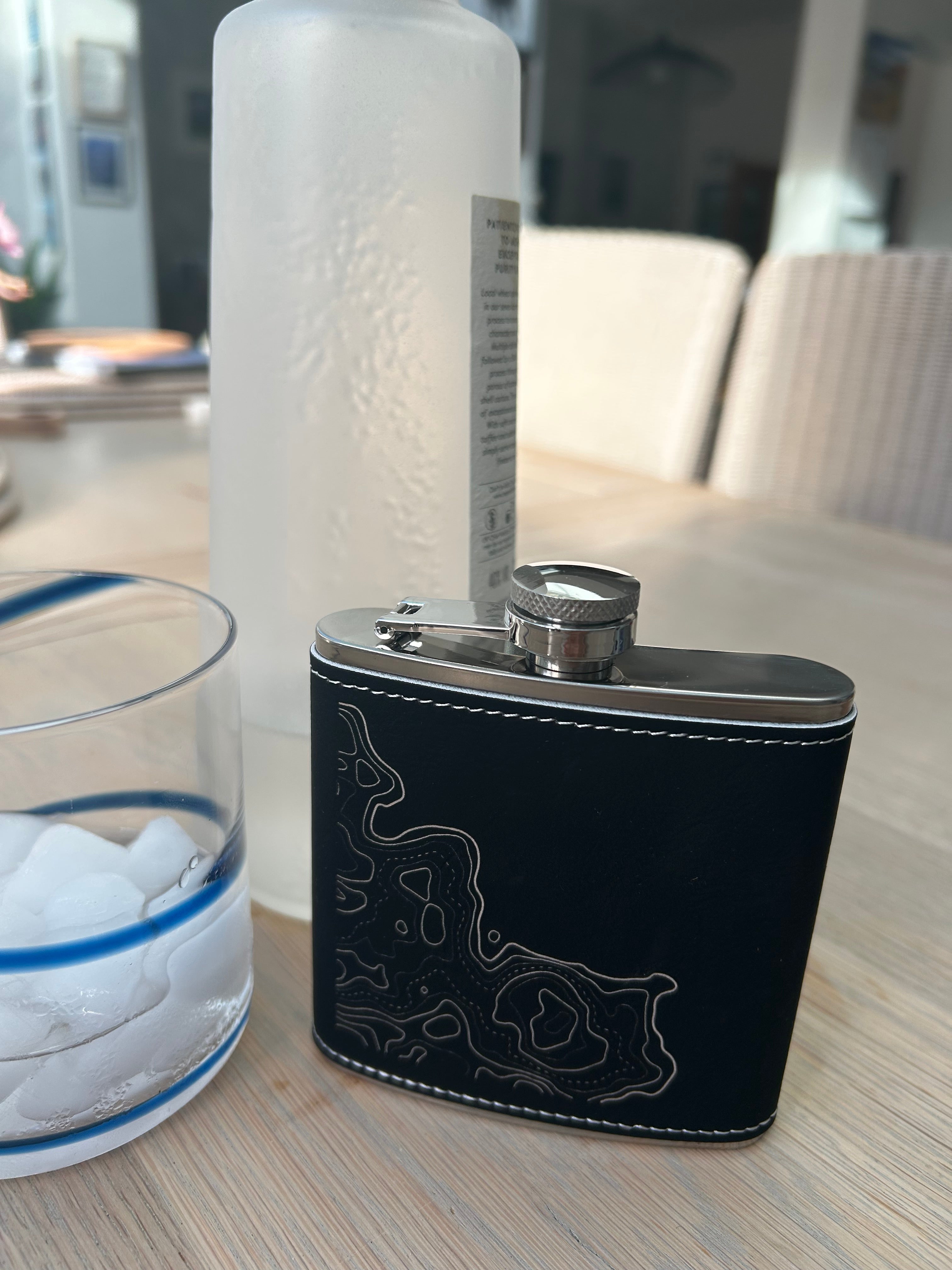 Engraved Hip Flask