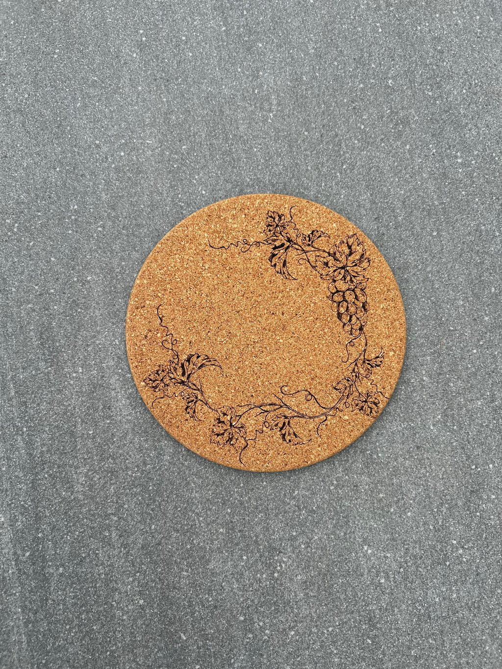Engraved Cork Pot Stand