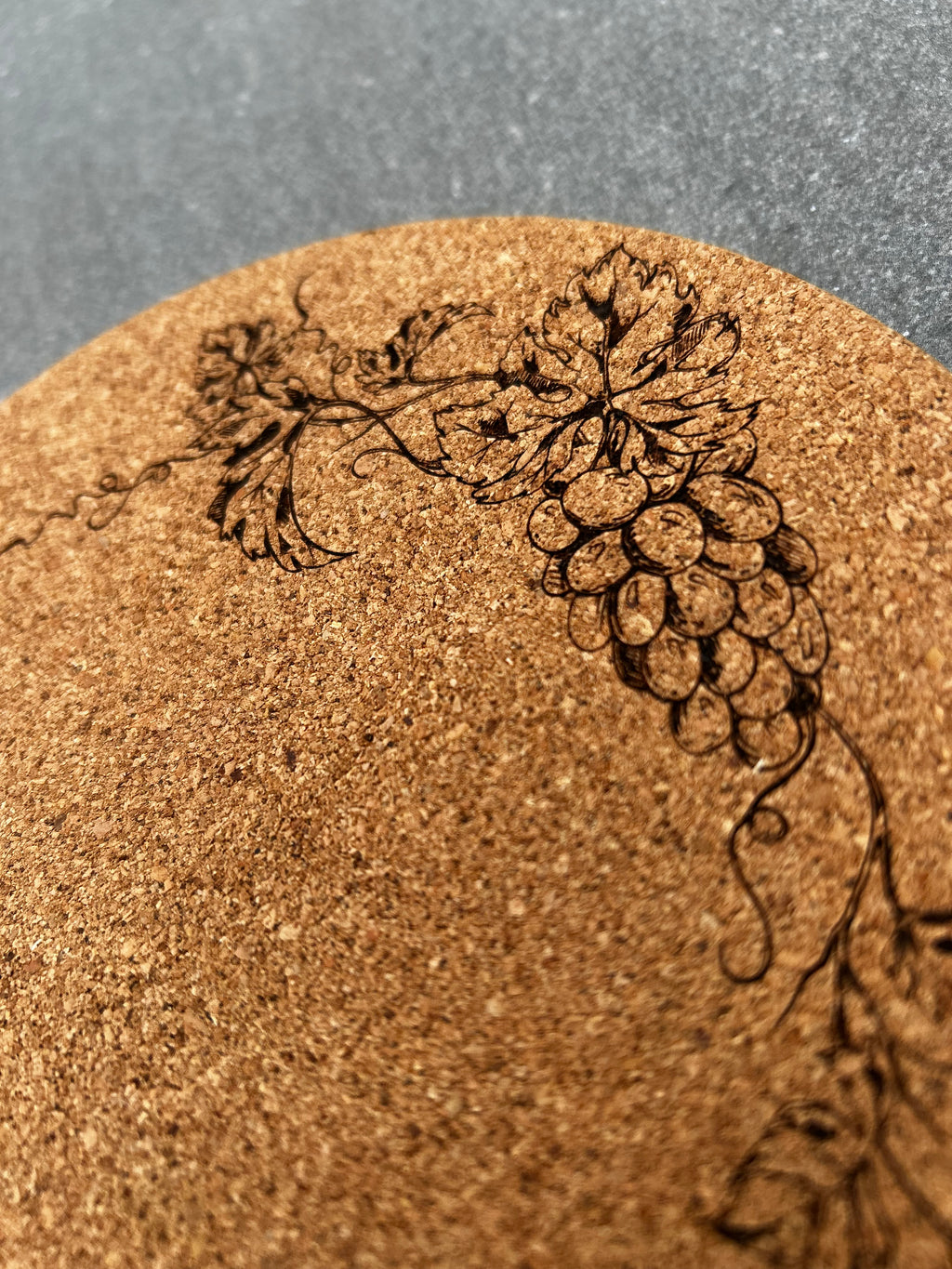 Engraved Cork Pot Stand