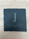 Personalised Initial Slate Coaster
