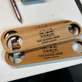 Branded Wooden Bar Blades – Custom Logo Engraving