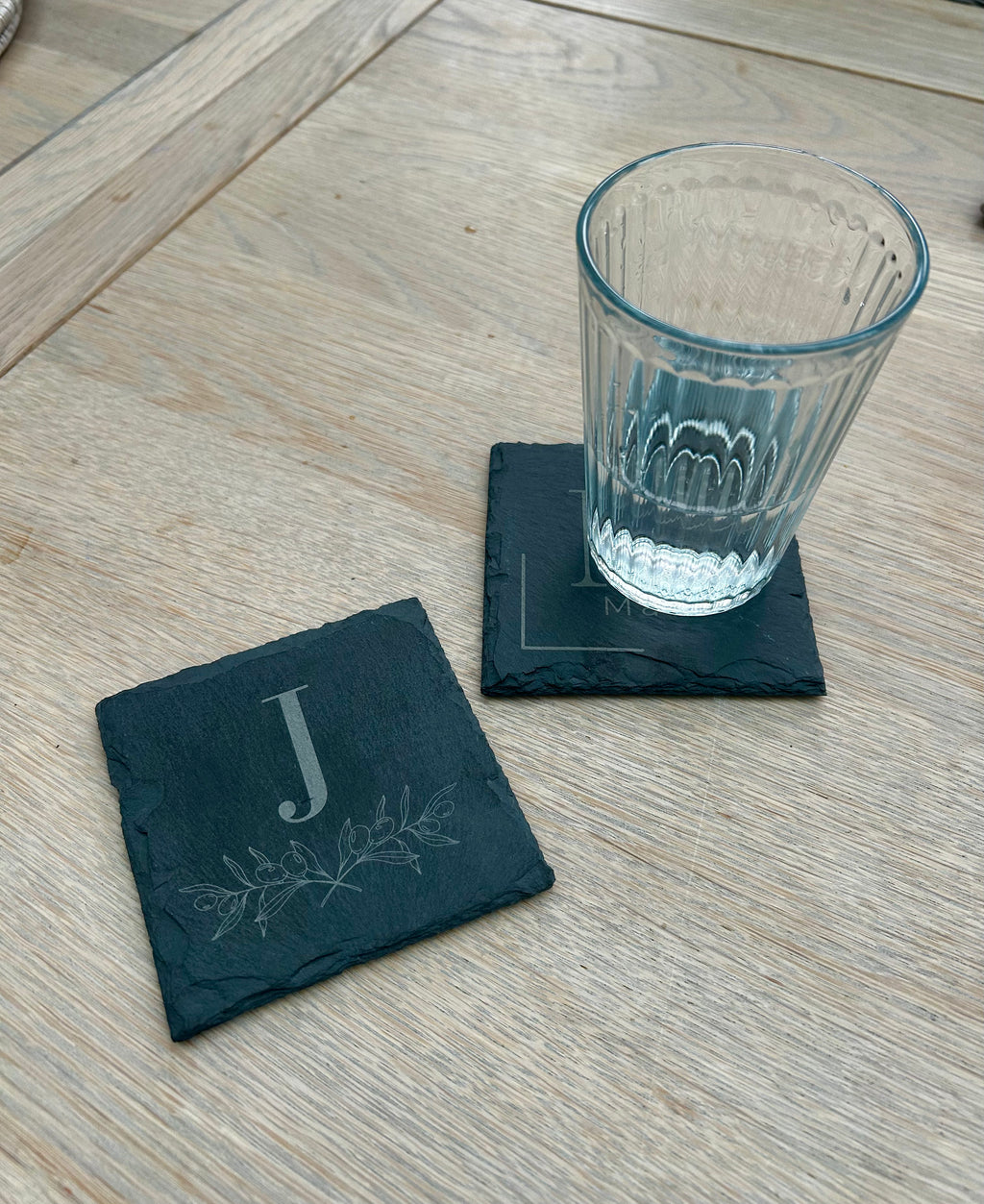 Personalised Initial Slate Coaster