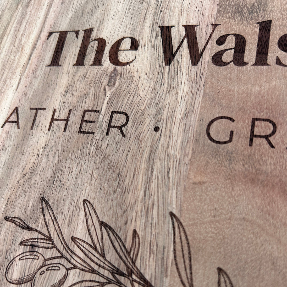 Personalised Acacia Serving Board