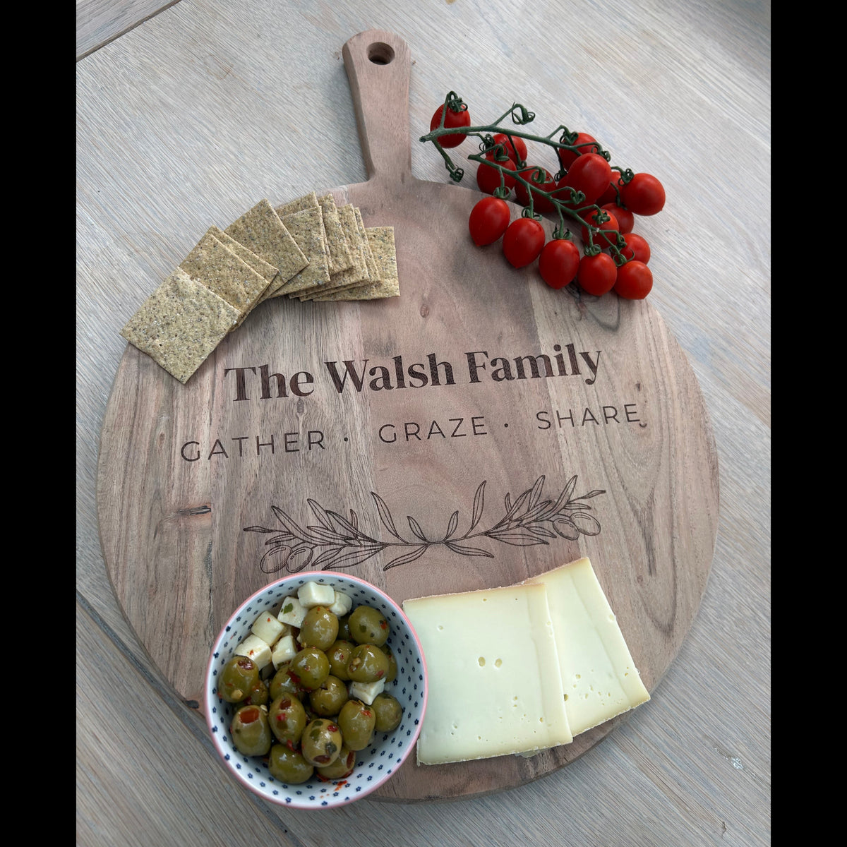 Personalised Acacia Serving Board