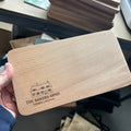 Branded Small Wooden Serving Boards – Custom Logo Engraving