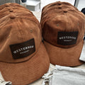 Branded Corduroy Caps – Custom Engraved Patch