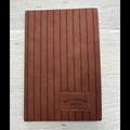 Branded Striped A5 Notebooks – Custom Logo Engraving