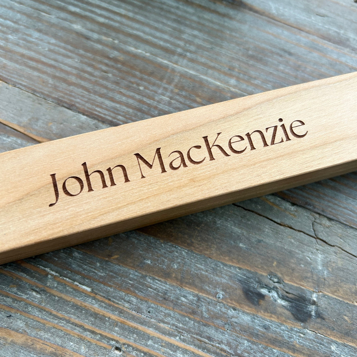 Personalised Beech Pen & Presentation Box