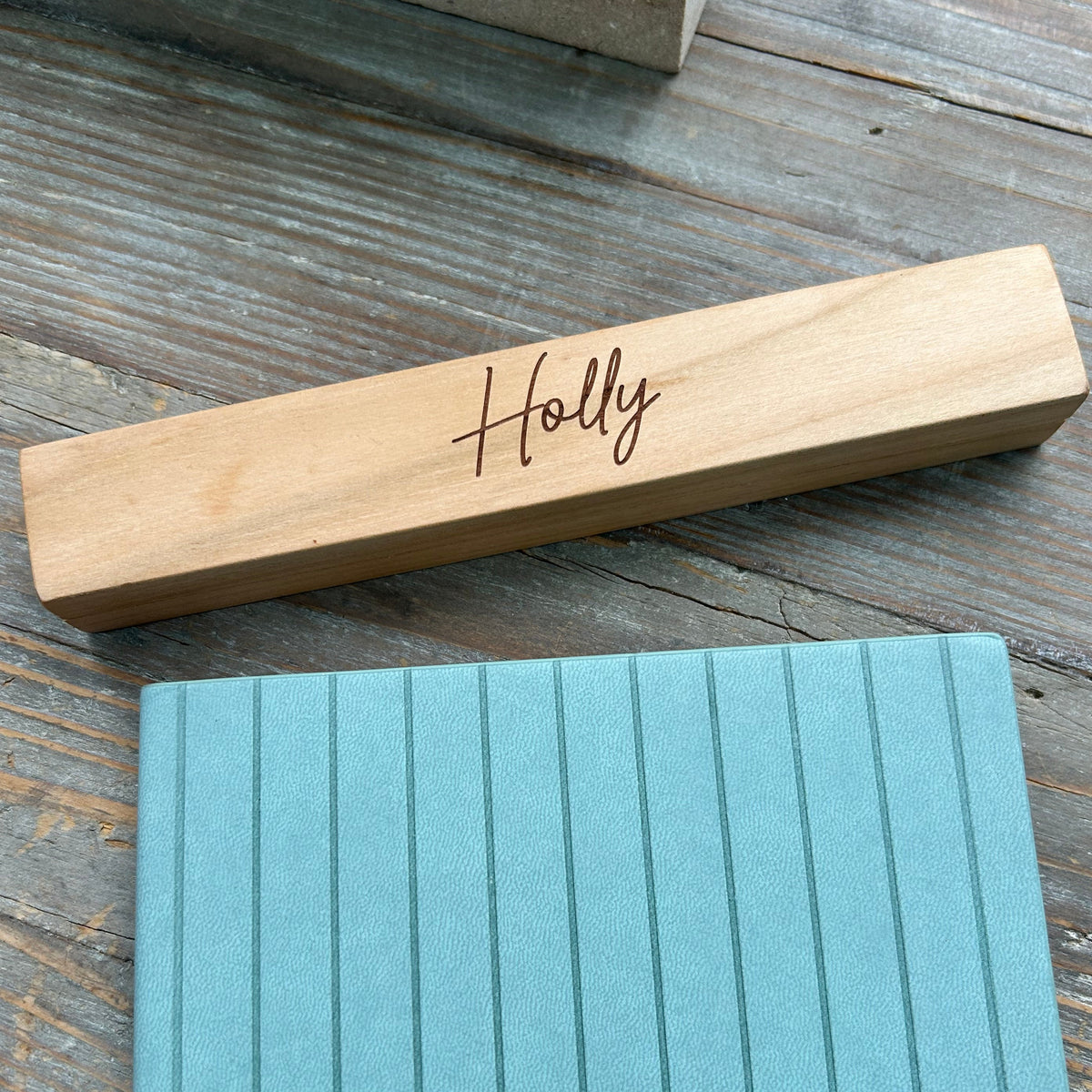 Personalised Beech Pen & Presentation Box