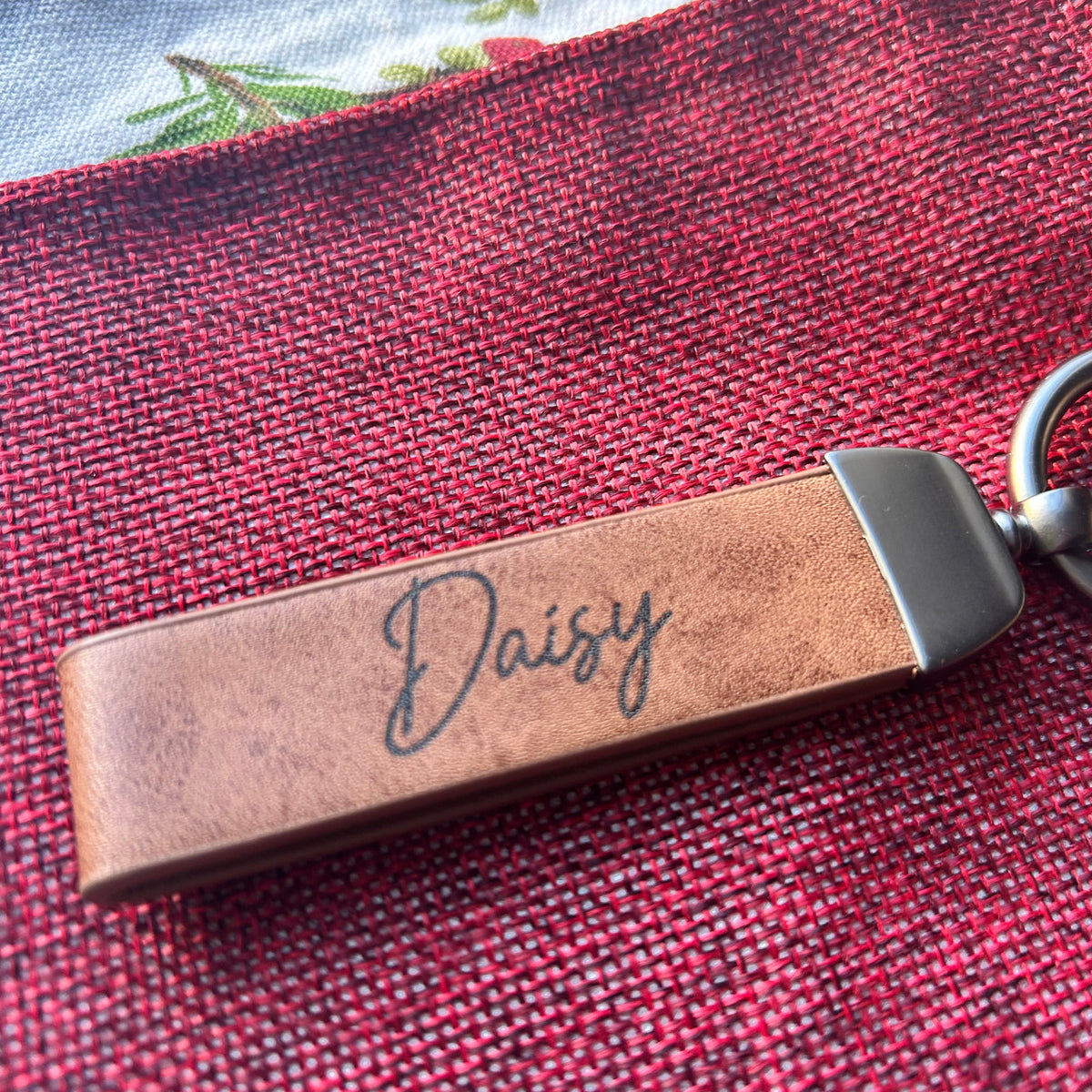 Personalised Loop Keyring